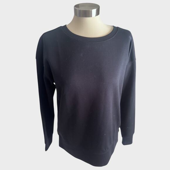 Mondetta Tops - Mondetta Small Black Crewneck Sweatshirt Polyester Rayon Spandex
